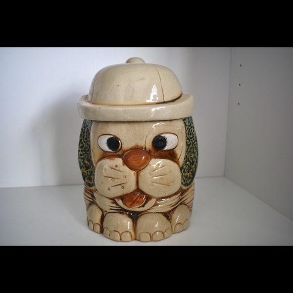 Dining Vintage Lion Cookie Jar Animal Pottery Poshmark